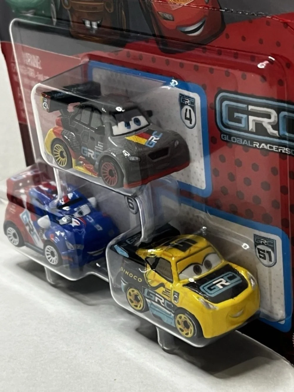 Disney Cars Mini Racers 3-Pack Global Racers Raoul Caroule, Max, Cruz Ramirez